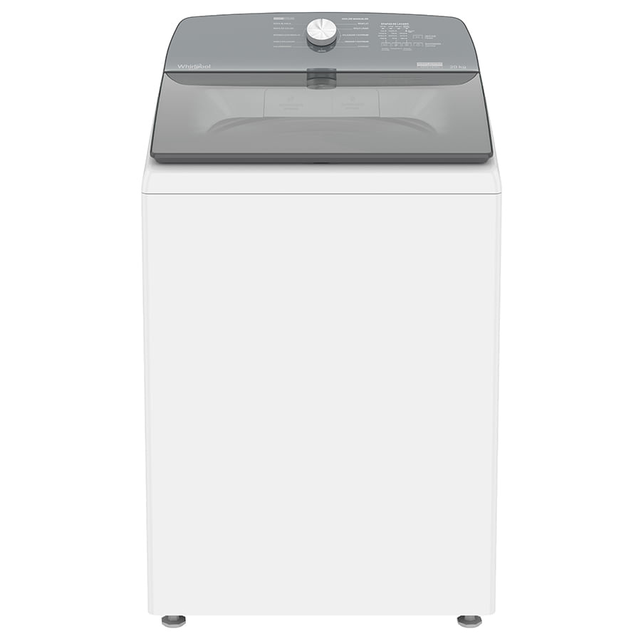 Whirlpool Lavadora de Carga Superior 8MWTW2041WJM, 20Kg, Negro/Blanco