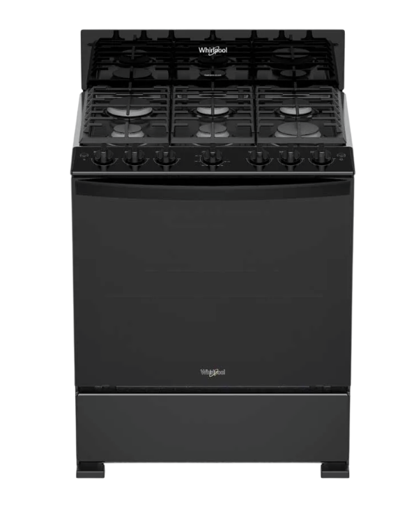 Whirlpool Estufa WFR3400B, 6 Quemadores, Negro