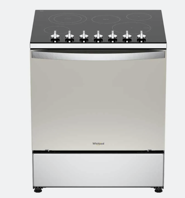 Whirlpool Estufa Xpert Cooking WFRE2420D, 4 Quemadores, Gris