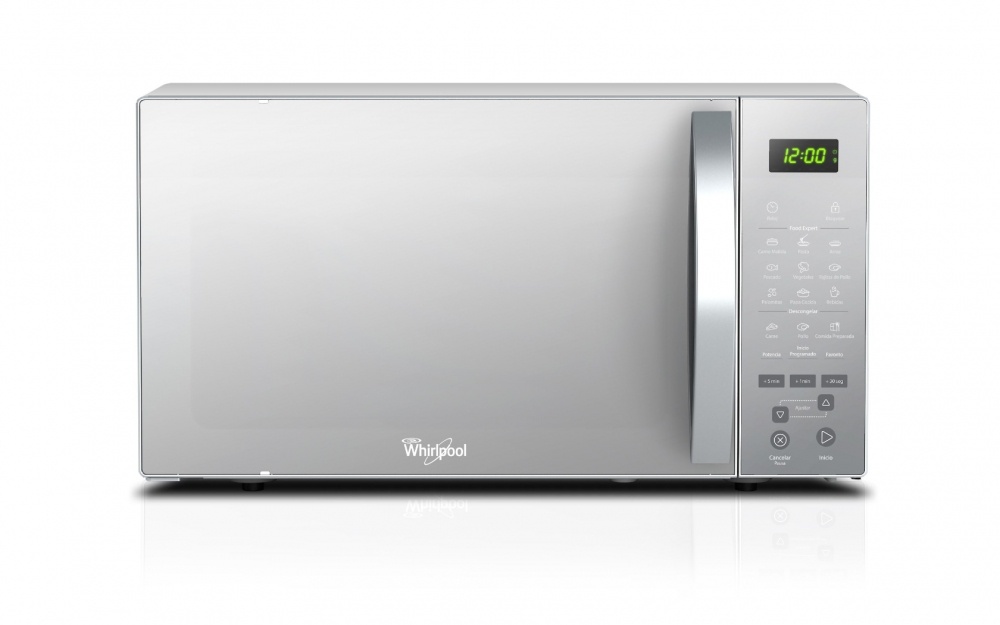 Whirpool Horno de Microondas WM1514D, 1.4 Pies Cúbicos, 1450W, Plata