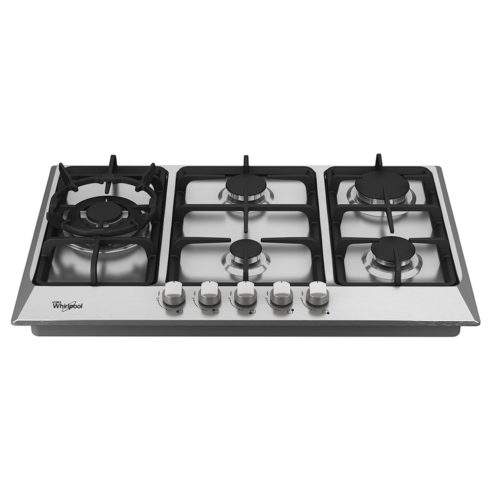 Whirlpool Parrilla de Gas Empotrable WP-3040S, 5 Quemadores