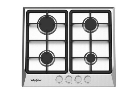 Whirlpool Parrilla de Gas WP2421S, 4 Quemadores, Gris