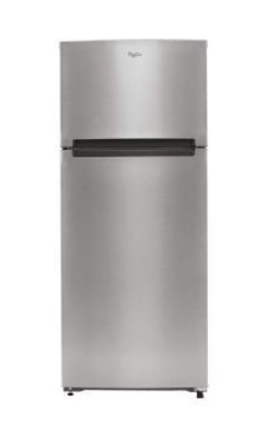 Whirlpool Refrigerador WT1850V, 18 Pies Cúbicos, Plata