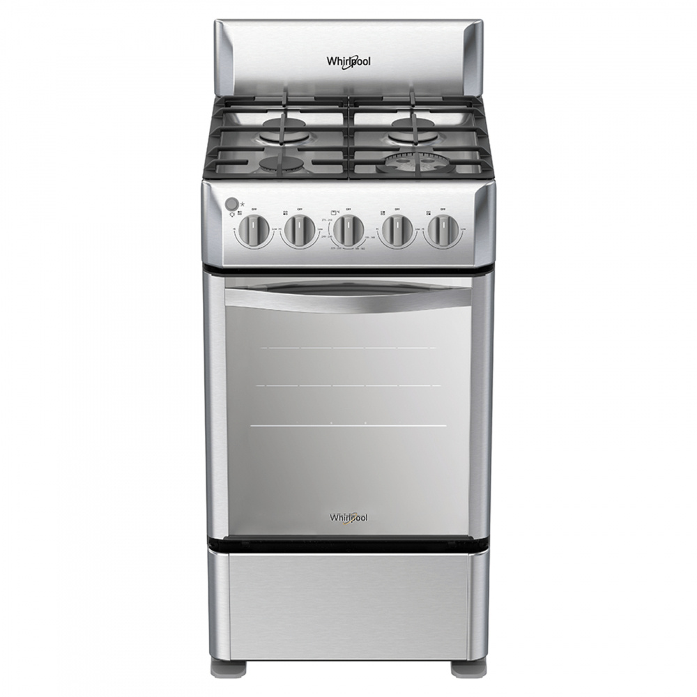Whirlpool Estufa y Horno de Gas de 20"  WWR5000S, 4 Quemadores, Acero Inoxidable