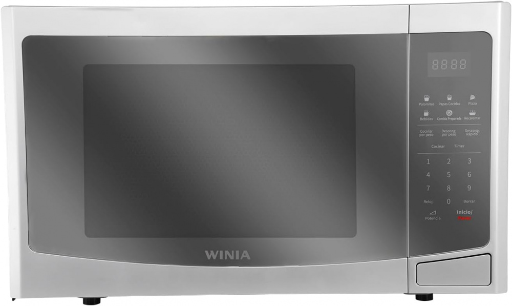 Winia Horno de Microondas KOS-1N3MSSA, 1.1 Pies Cúbicos, 1000W, 31 Litros, Plata