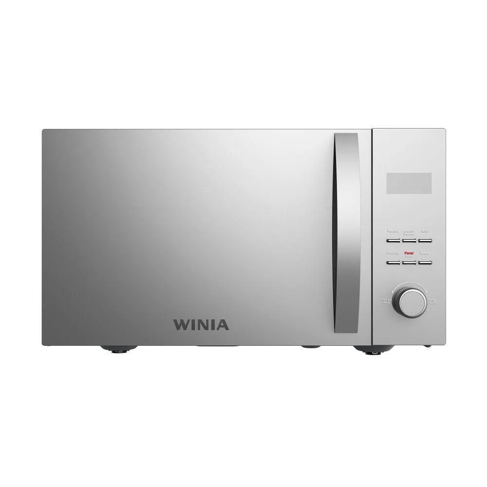 Winia Horno de Microondas KOS-81HS, 0.8 Pies Cúbicos, 800W, 22.5 Litros, Plata