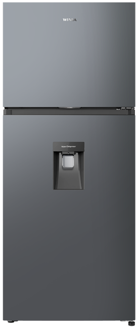 Winia Refrigerador WRTM14GSGFXD, 14 Pies Cúbicos, Gris