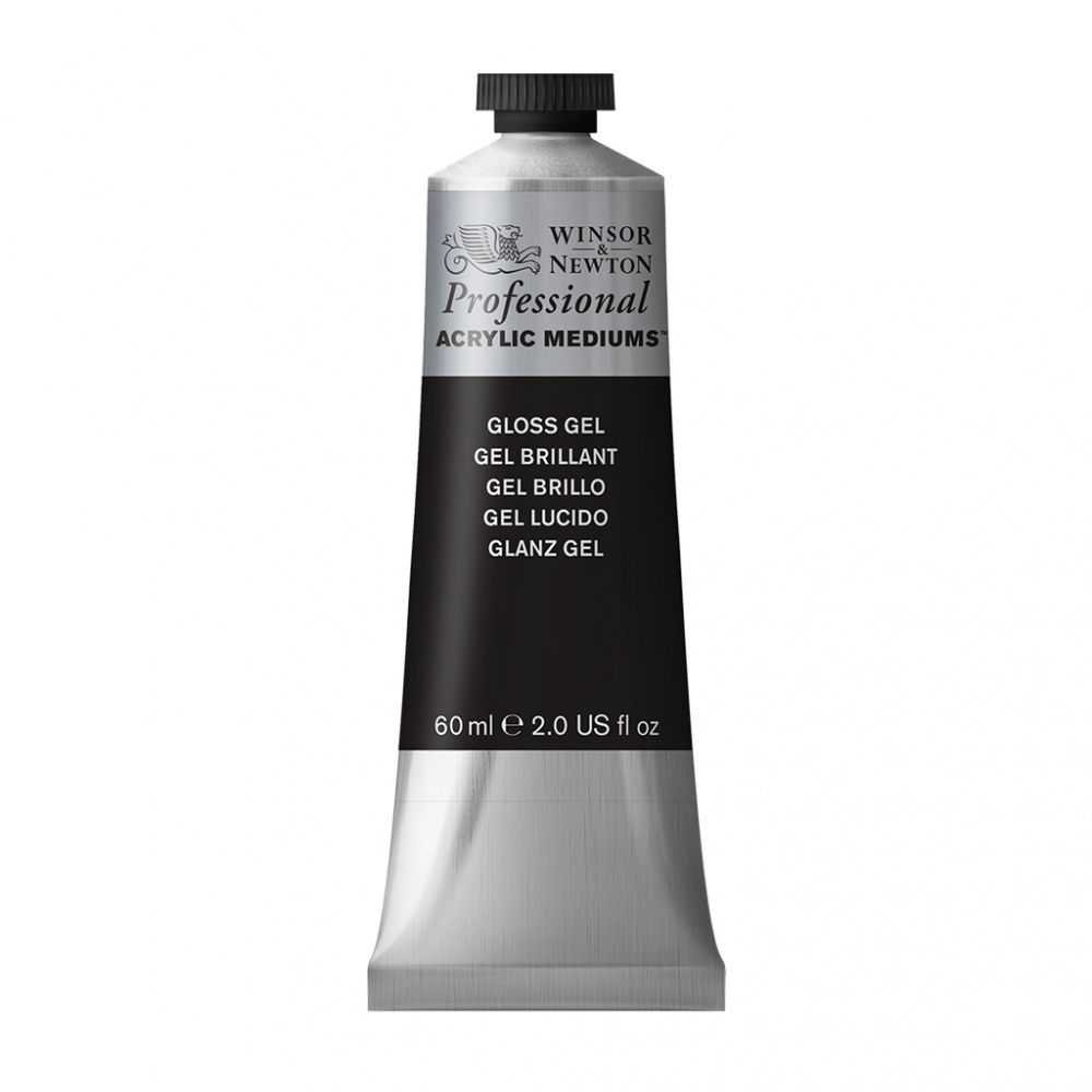 Winsor & Newton Medium Gel Acrilico Opaco - 474 Ml, Trasparente, Per Pittura Artistica