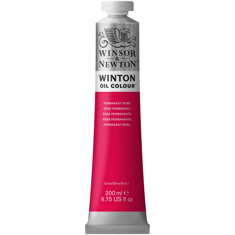 Winsor & Newton Pintura Óleo para Arte Winton Oil Colour, 200ml, Rosa Permanente, No. 49