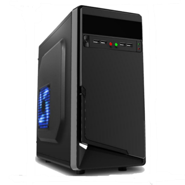 Gabinete X-Case Piano 508, Mini Tower, Micro ATX/Mini-ITX, USB 2.0, con Fuente de 450W, sin Ventiladores Instalados, Negro