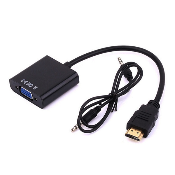 X-Case Convertidor HDMI - VGA, Negro