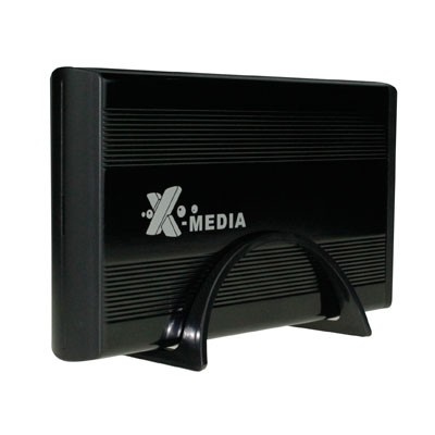X-Media Gabinete de Disco Duro EN3200BK, 3.5'', SATA/USB 2.0, Negro