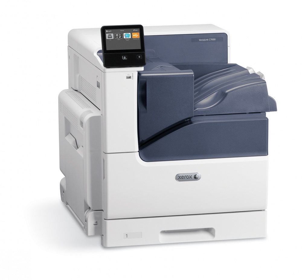 Xerox VersaLink C7000/DN, Color, Láser, Print (incluye 1 Bandeja Estándar de 520 Hojas) ― Requiere instalación por parte de Xerox consulta a servicio al cliente