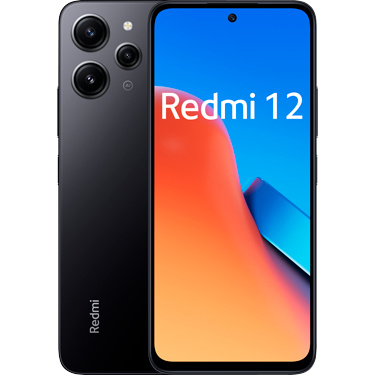 Xiaomi Redmi 12 6.79", 128GB, 4GB RAM, Negro ― Versión Europea, Incluye Adaptador