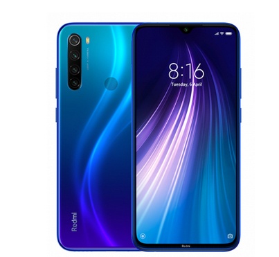 Xiaomi Redmi Note 8 6.3", 2340 x 1080 Pixeles, 128GB, 4GB RAM, 3G/4G, Android 9.0, Azul