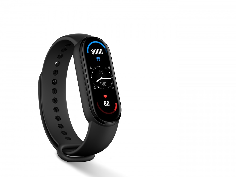 Xiaomi Smartwatch Mi Band 6, Touch, Bluetooth 5.0, Android/iOS, Negro - Resistente al Agua