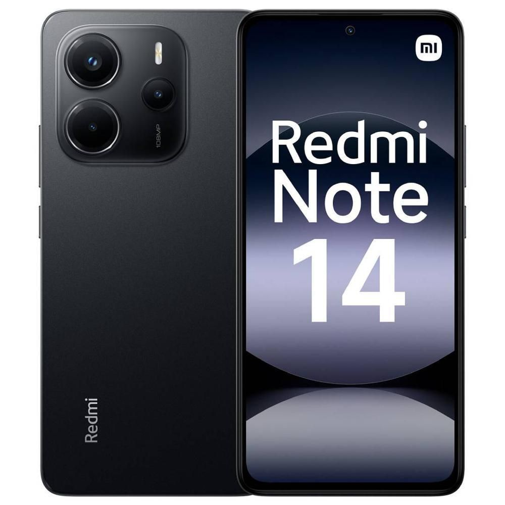 Xiaomi Redmi Note 14 6.67" Dual SIM, 128GB, 6GB RAM, Negro