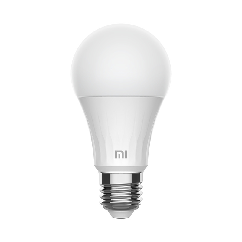 Xiaomi Foco LED Inteligente Mi Smart, Luz Cálida, WiFi, Base E27, 8W, 810 Lúmenes, Blanco, Ahorro del Ahorro del 88% vs Foco Tradicional 80W
