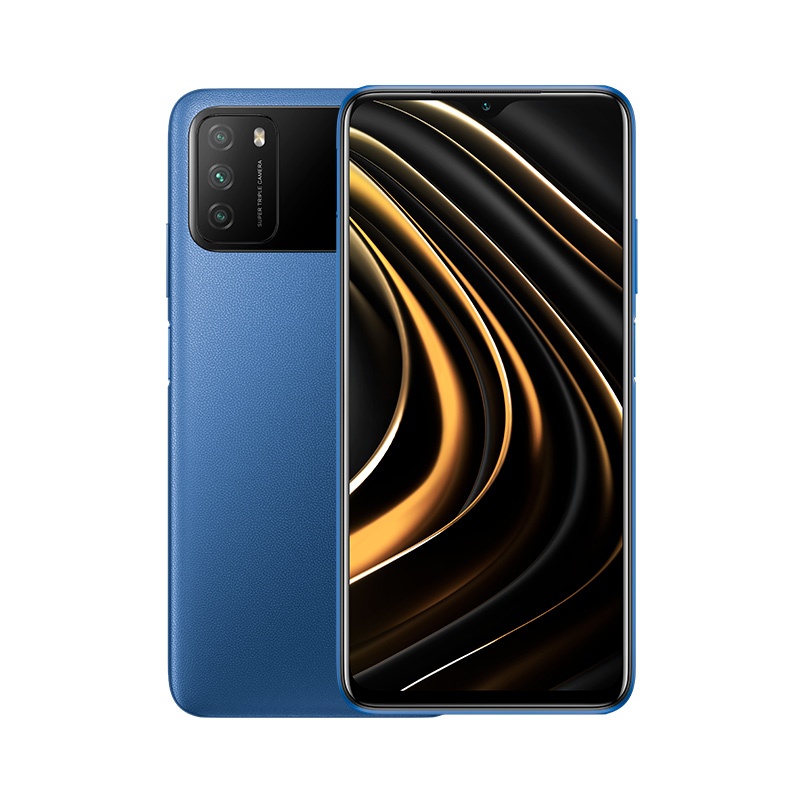 Xiaomi POCO M3 6.53" Dual Sim, 1080 x 2340 Pixeles, 64GB, 4GB, 3G/4G, Android 10.0, Azul