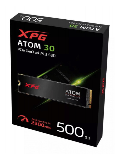 SSD XPG ATOM 30, 500GB, PCI Express 3.0, M.2