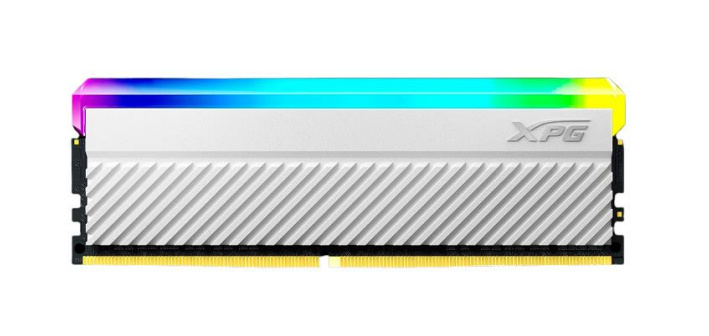 Memoria RAM XPG SPECTRIX D45 RGB DDR4, 3200MHz, 16GB, CL19, XMP, Blanco 