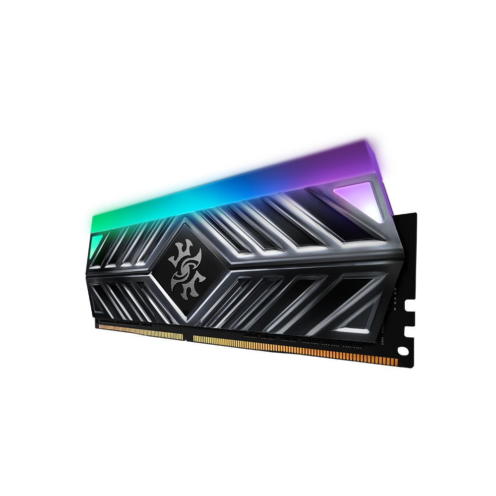 Memoria RAM XPG Spetrix D41 RGB DDR4, 3200MHz, 16GB, Non-ECC, CL18, XMP