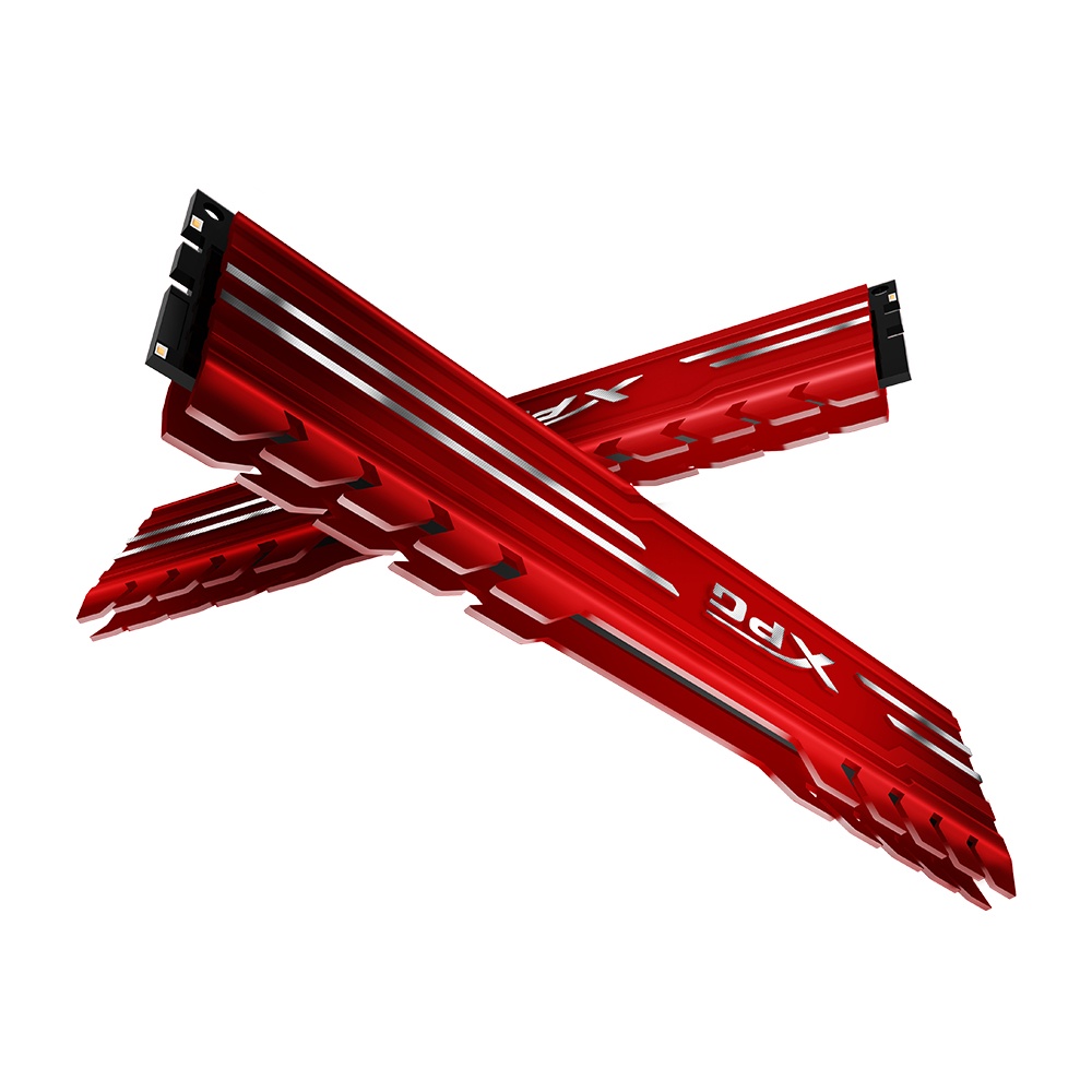 Memoria RAM XPG GAMMIX DDR4, 3200MHZ, 8GB, Non-ECC, CL16, XMP, Rojo