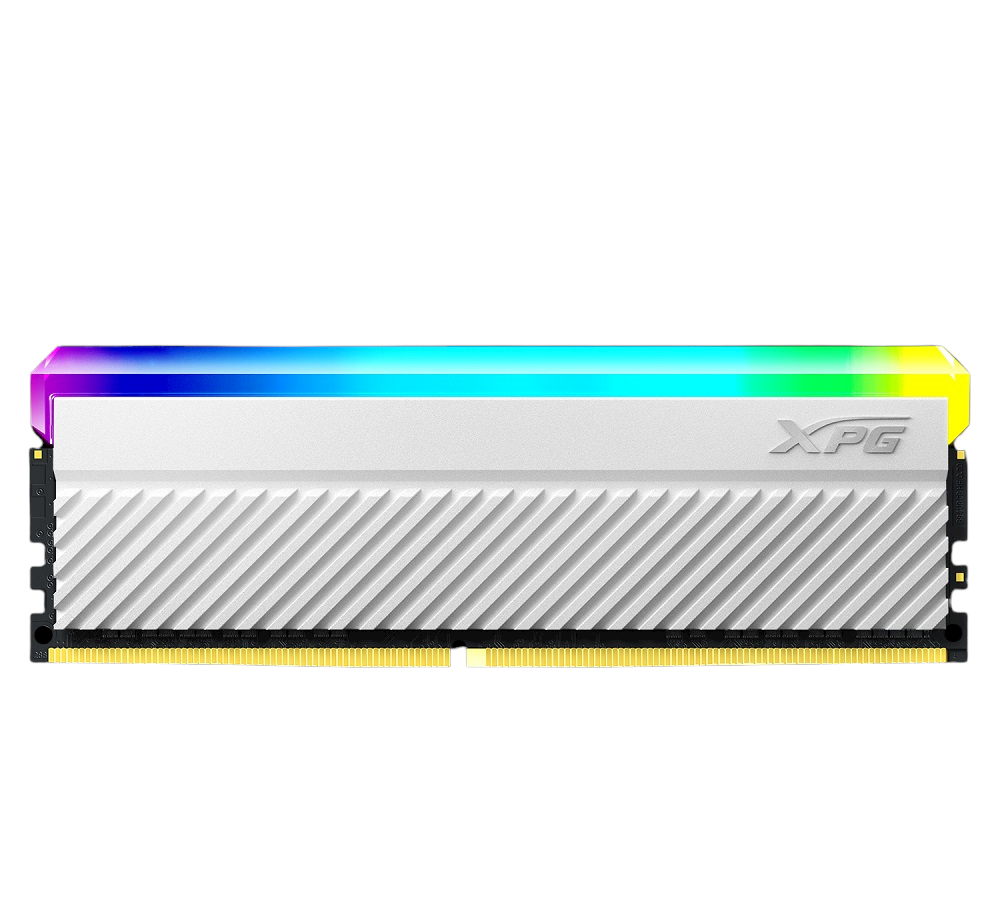 Memoria RAM XPG Spectrix D45G RGB DDR4, 3600MHz, 16GB, CL18, XMP, Blanco
