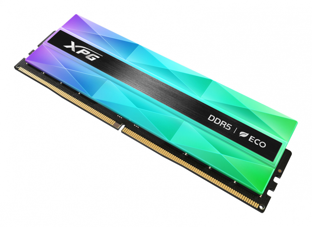 Memoria RAM XPG Lancer Neon RGB DDR5, 6400MHz, 16GB, CL32, XMP/EXPO, Multicolor