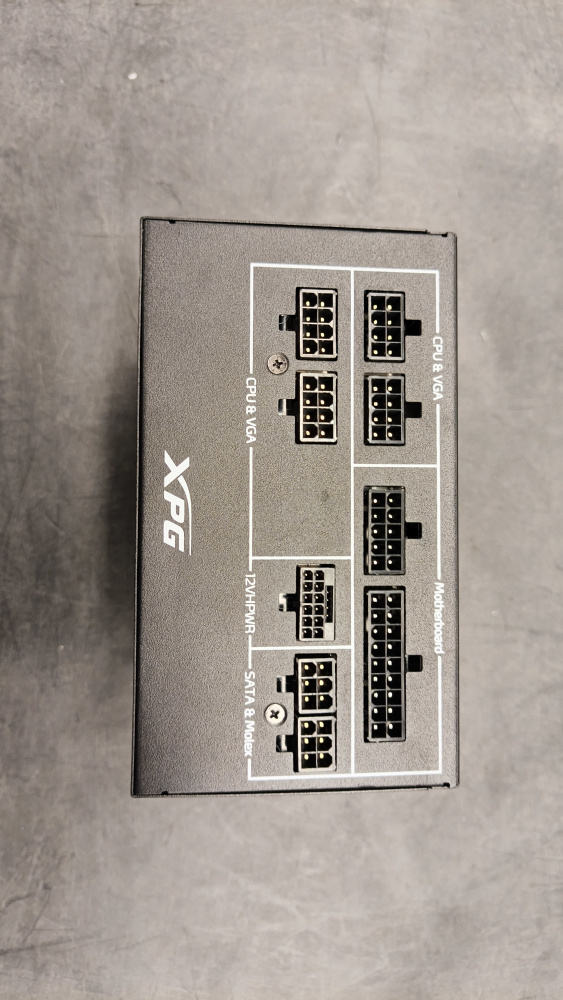 Fuente de Poder XPG CORE REACTOR II 80 PLUS Gold ATX, Modular, 24-pin ATX, 120mm, 650W ― Solo cuenta con cable de 24 pines, CPU, un cable SATA y un cable PCI