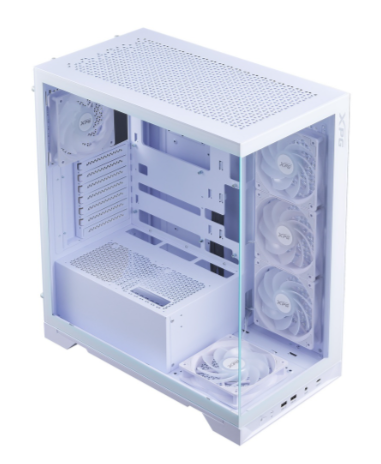 Gabinete XPG Invader X BTF, Midi-Tower, ATX/Micro-ATX/Mini-ITX, USB 3.0, sin Fuente, 5 Ventiladores Instalados, Blanco