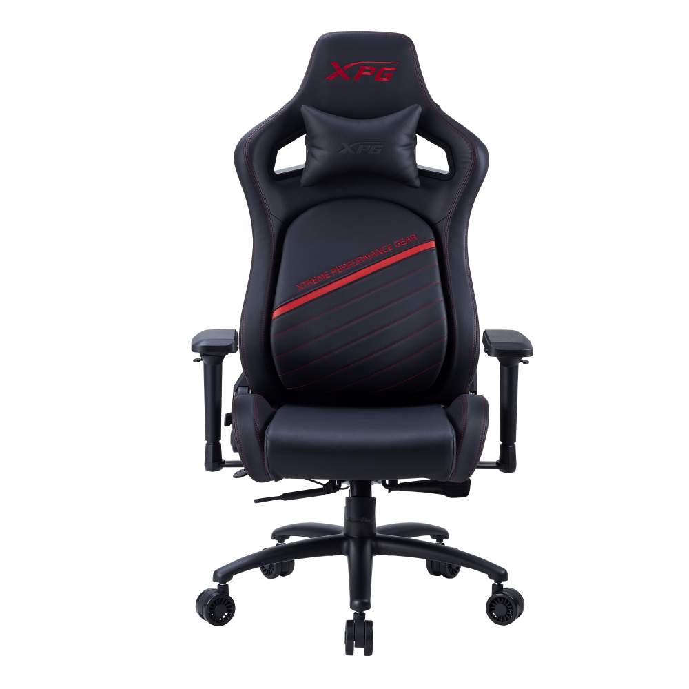 XPG Silla Gamer Nexus Plus, hasta 125kg, Negro/Rojo