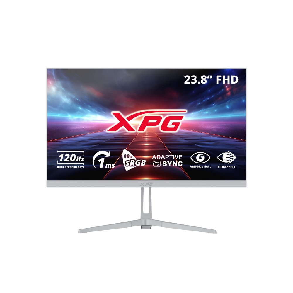 Monitor Gamer XPG RIFT R24F2 LED 23.8", 1920x1080 Full HD, 120Hz, HDMI/DisplayPort, Blanco