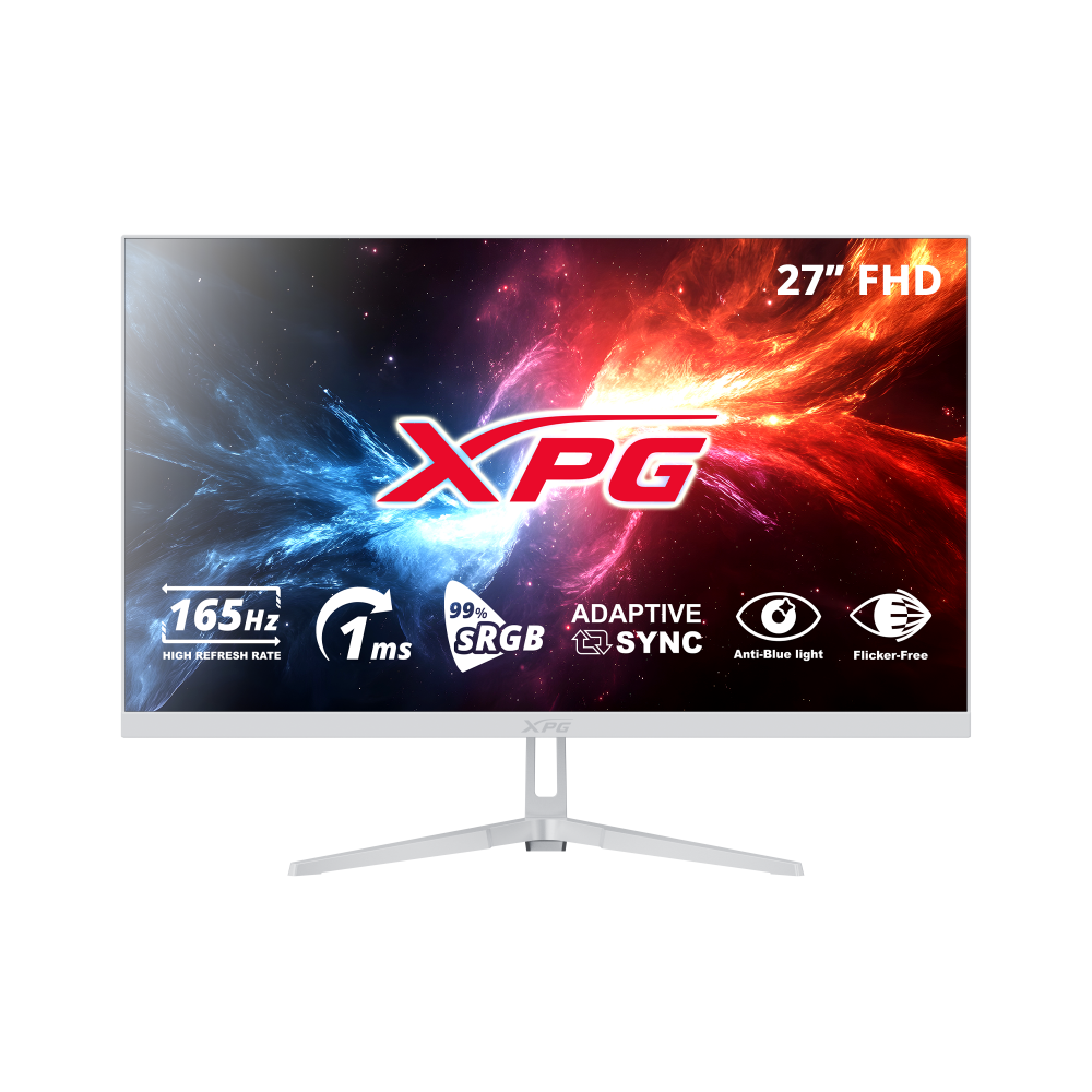 Monitor Gamer XPG RIFT R27F6 LCD 27", 1920x1080 Full HD, FreeSync, 165Hz, HDMI/DisplayPort, Blanco