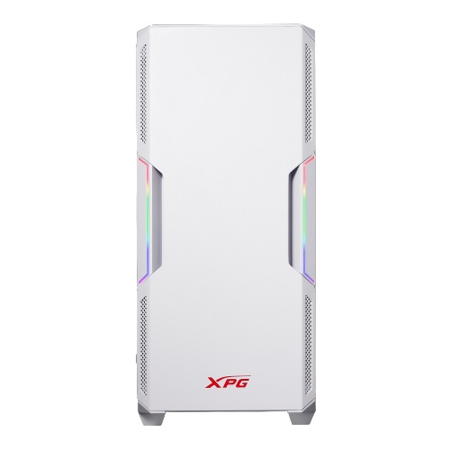 Gabinete XPG Starker con Ventana ARGB, Midi-Tower, ATX/Micro ATX/Mini-ATX, USB 3.0, incluye Fuente de 600W, 2 Ventiladores Instalados (1x RGB), Blanco