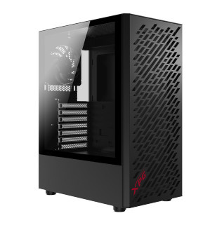Gabinete XPG Valor Air, Midi-Tower, ATX/Micro-ATX/Mini-ITX, USB 3.0, sin Fuente, 4 Ventiladores Instalados, Negro