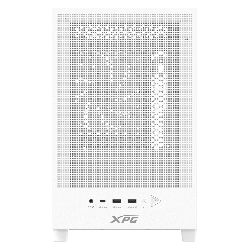 Gabinete XPG VALOR MESH, Midi-Tower, Micro-ATX/Mini-ITX, USB 3.0, sin Fuente, 1 Ventilador Instalado, Blanco