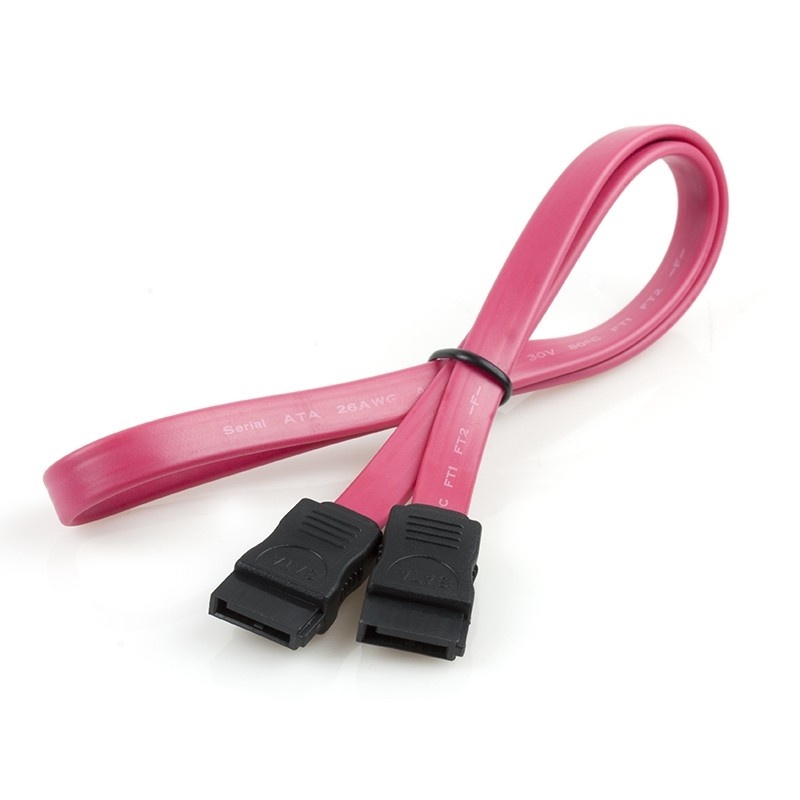 Xtech Cable SATA Macho - Macho, 50cm, Rojo