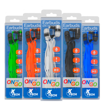 Xtech Audífonos con Micrófono XTG-235, Alámbrico, 3.5mm - 10 Piezas