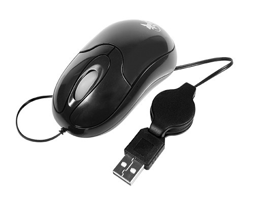 Mouse Xtech Óptico XTM-150, Alámbrico, USB, 800DPI, Negro