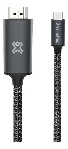 Xtrememac Cable USB-C Macho - HDMI Macho, 2 Metros
