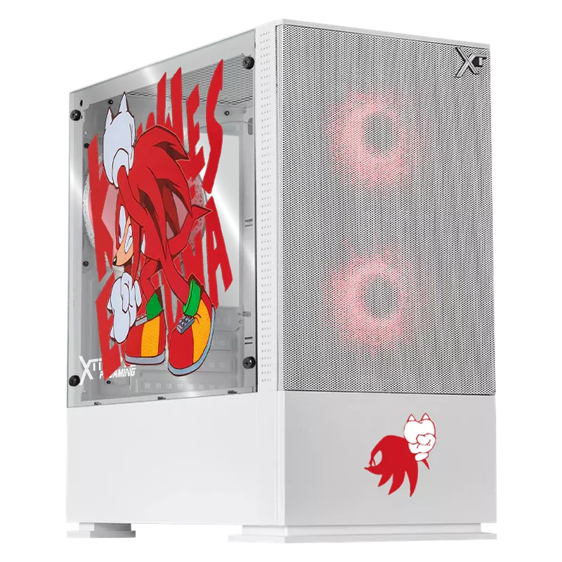 Gabinete Xtreme PC Gaming MG-23127, Mini-Tower, Micro-ATX/Mini-ITX, USB 2.0/3.0, sin Fuente, 3 Ventiladores Instalados, Blanco