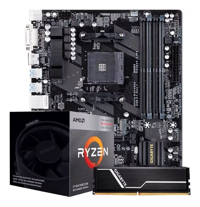 Compra Xtreme PC Gaming Kit Gamer Tarjeta Madre Gigabyte KGACM236