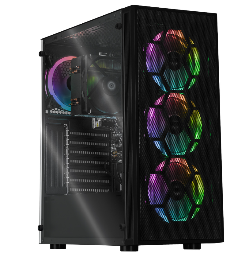 Computadora Xtreme PC Gaming DragonFly Mesh, Intel Core i7-12700, 32GB, 1TB SSD, Windows 11 Prueba