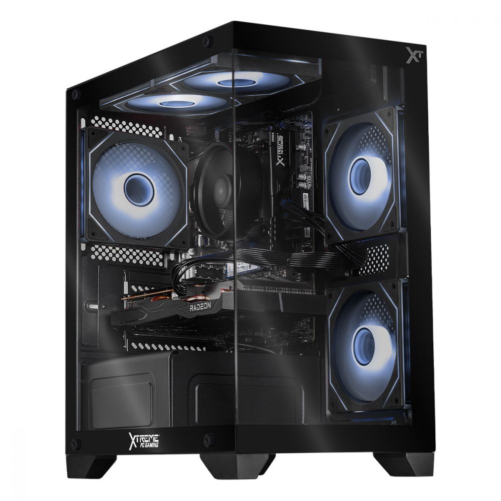 Computadora Gamer Xtreme PC Gaming CM-05529, AMD Ryzen 5 5500, AMD Radeon RX 6600, 16GB, 500GB SSD, Wi-Fi, Windows 11 Prueba