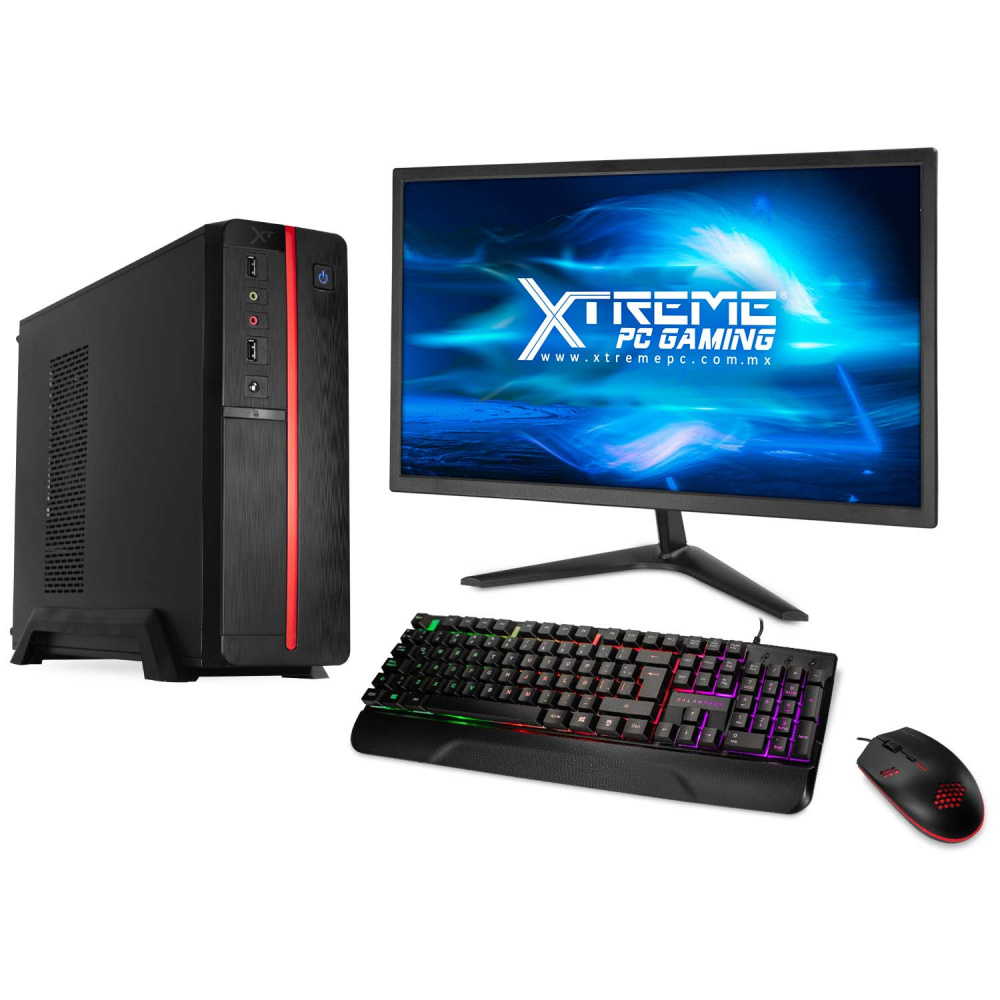 Computadora Gamer Xtreme PC Gaming CM-00400, AMD E1-6010 1.35GHz, 8GB, 240GB SSD, Wi-Fi, Windows 10 Prueba ― Incluye Monitor de 21.5", Teclado y Mouse