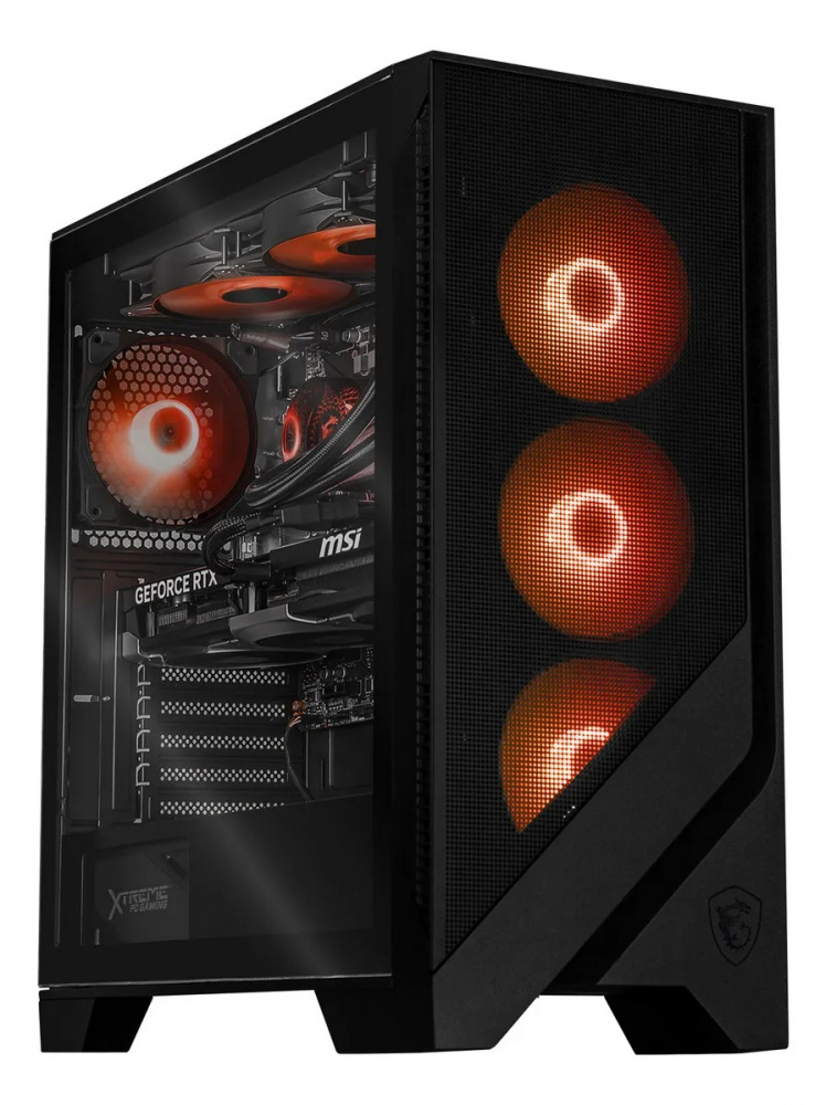 Computadora Gamer Xtreme PC Gaming MAG FORGE Black, Intel Core i9-14900KF, NVIDIA GeForce RTX 5070 TI, 32GB, 2TB SSD, Wi-Fi, Windows 11 Prueba