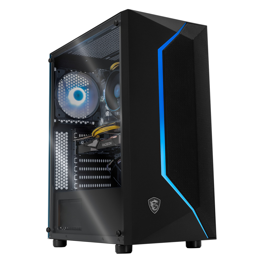 Computadora Gamer Xtreme PC Gaming CM-50224, AMD Ryzen 5 5500 3.60GHz, 32GB, 2TB HDD + 500GB SSD, Wi-Fi, AMD Radeon RX 6500 XT, Windows 10 Prueba, Negro Vampiric