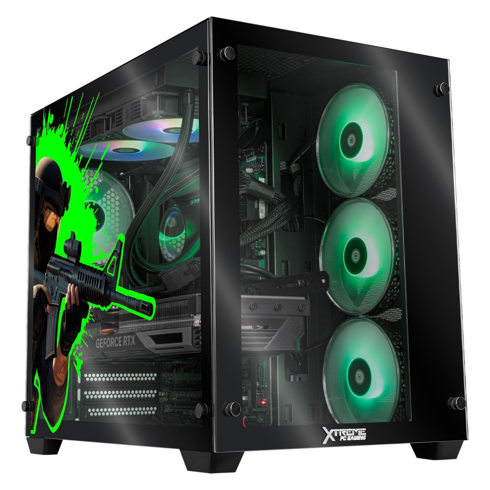 Computadora Gamer Xtreme PC Gaming CM-80018, Intel Core i7-14700F 2.10GHz, 64GB, 2TB SSD, Wi-Fi, NVIDIA GeForce RTX 4070 Ti, Windows 11 Prueba, Counter Strike