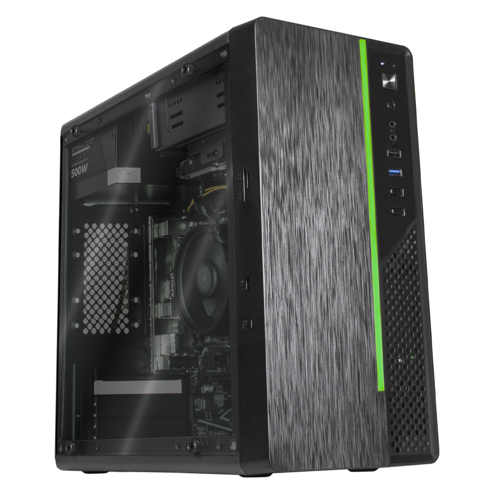 Computadora Xtreme PC Gaming CM-99983, AMD Ryzen 5 4600G, 8GB, 1TB, Wi-Fi, Windows 10 Prueba 